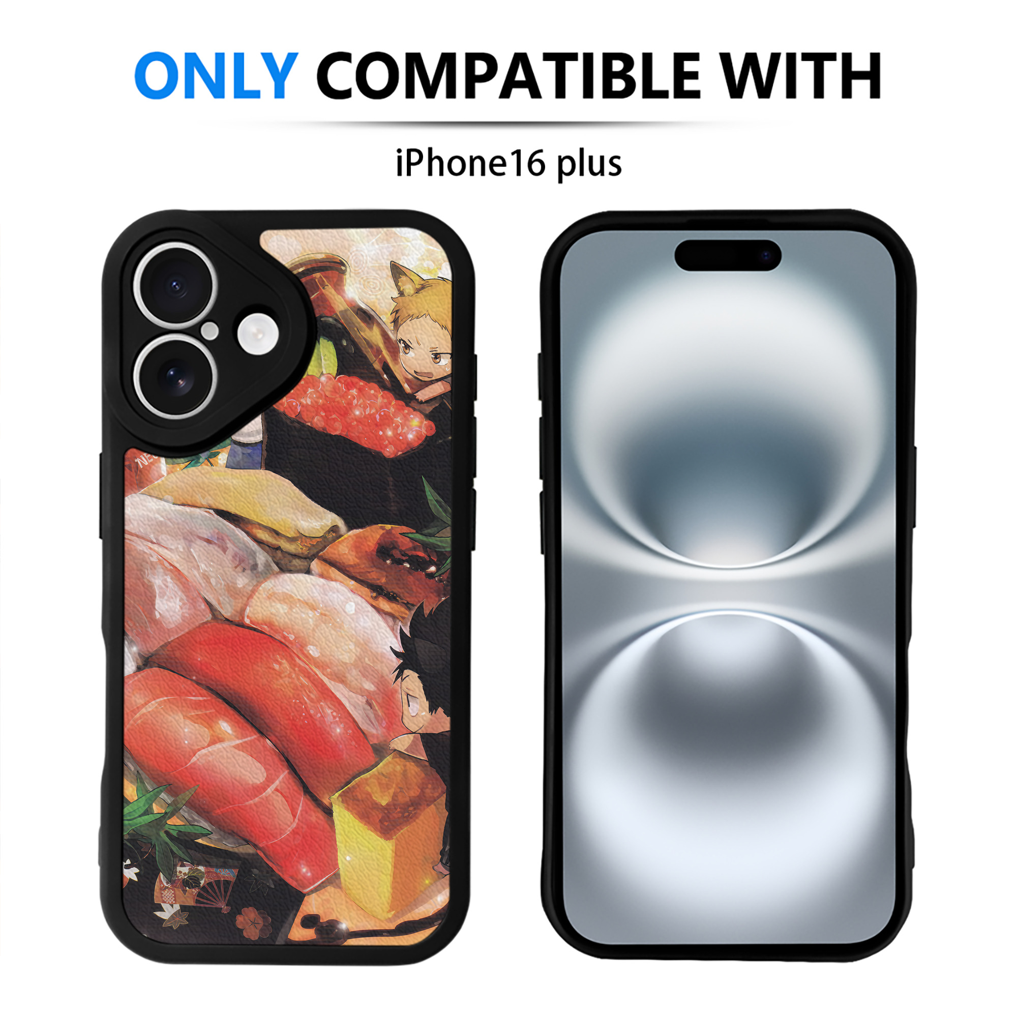 （画像用） ハイキュー!! Haikyu!! 【iPhone 16シリーズ対応】シリコンスマホケース（レザー調） 材質：シリコン